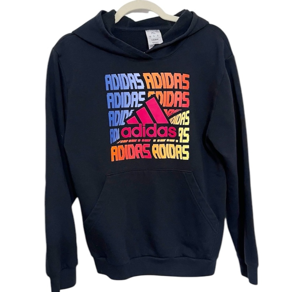Adidas Graphic Logo Hoodie Black